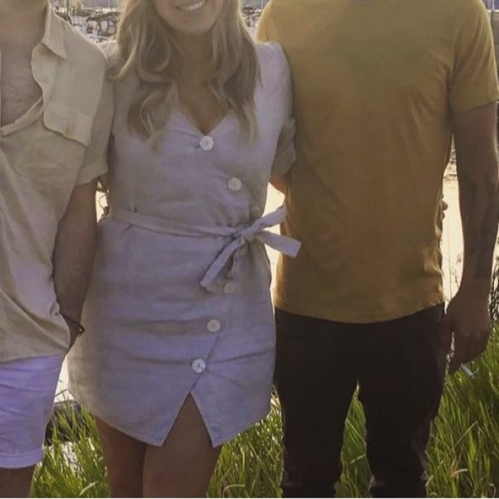 Linen Mini Dress